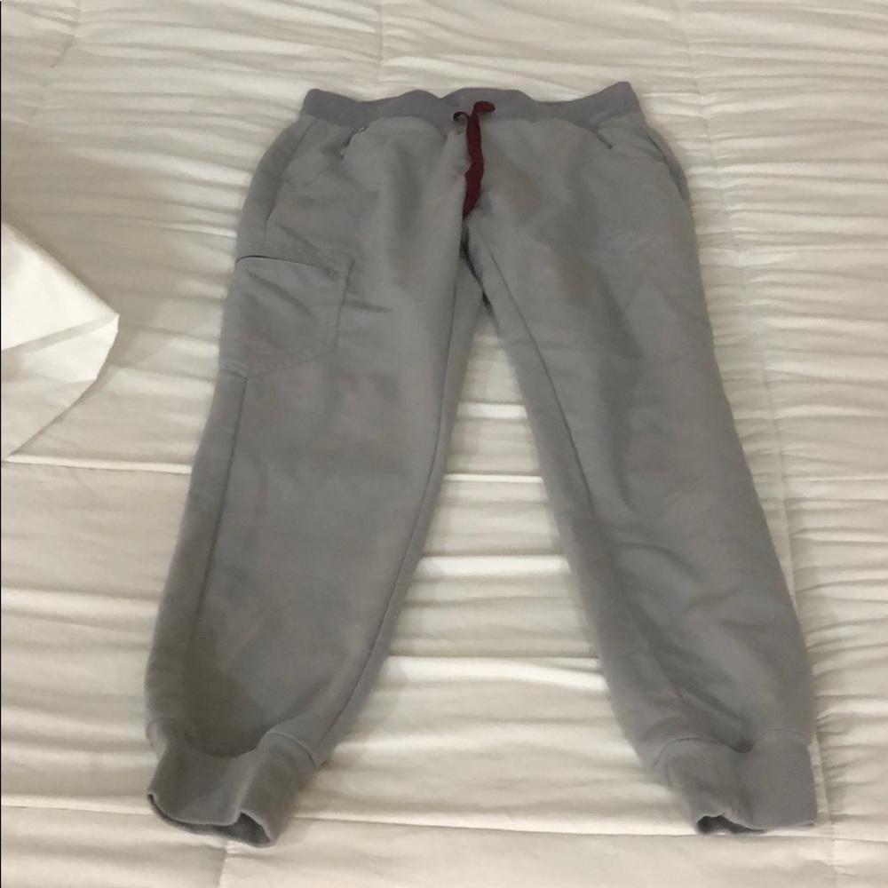 Figs joggers concrete color scrubs